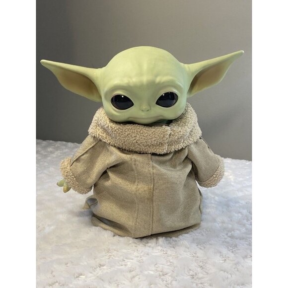 Star Wars The Mandalorian Baby Yoda Grogu Vinyl Plush 12" - Picture 1 of 9